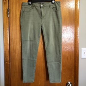 Olive green jeggings